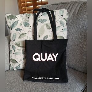 Quay Australia Tote Bag in black.